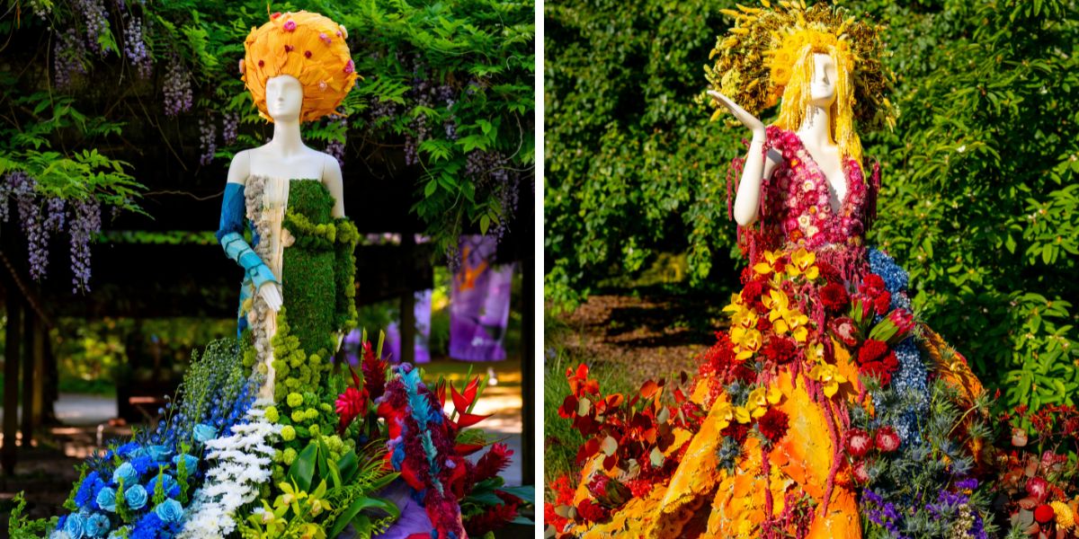 Natural wonders portrayed in florals
