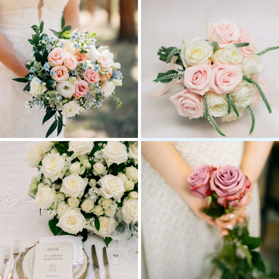 Wedding designs and decor using Star Roses