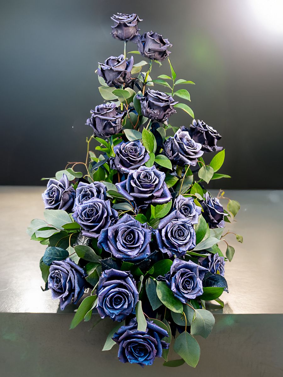 Blue purple tinted roses by Star Roses