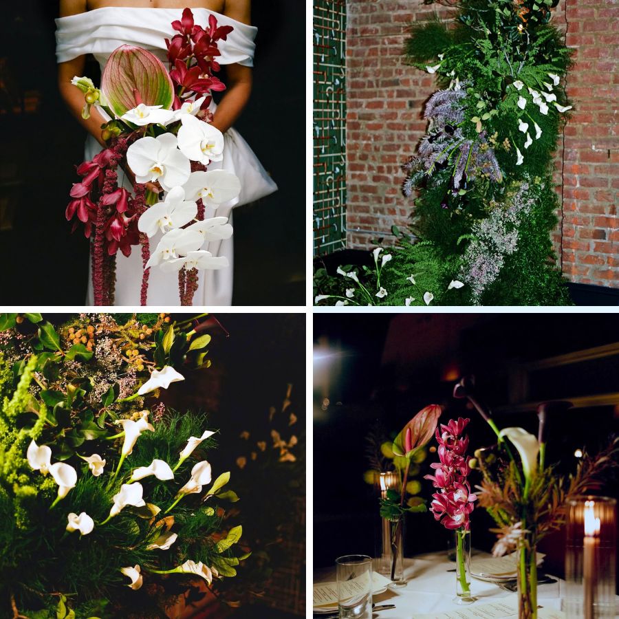 Wedding floral design by Field