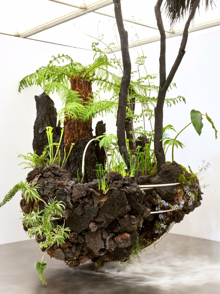 Indoor garden installation Chelsea Flower Show