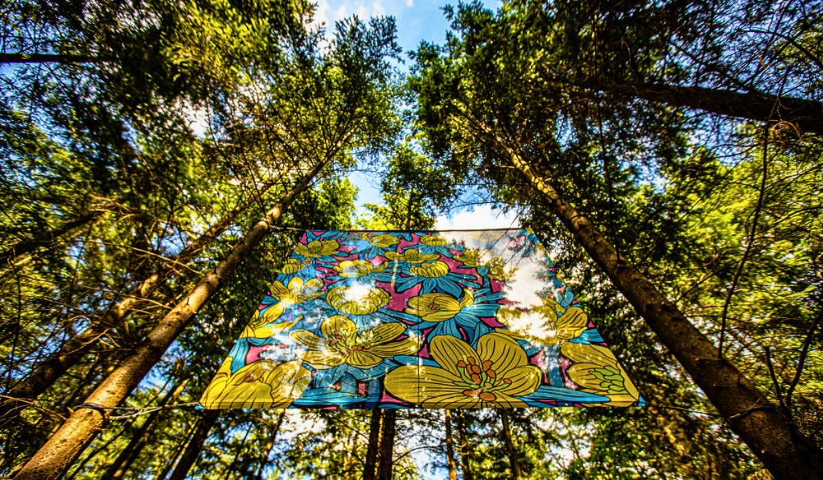 Graphic Rewilding in nature Graphic Rewilding, a British Art Initiative Founded by Lee Baker and Catherine Borowski, Sees the Duo Design Massive Flower Murals