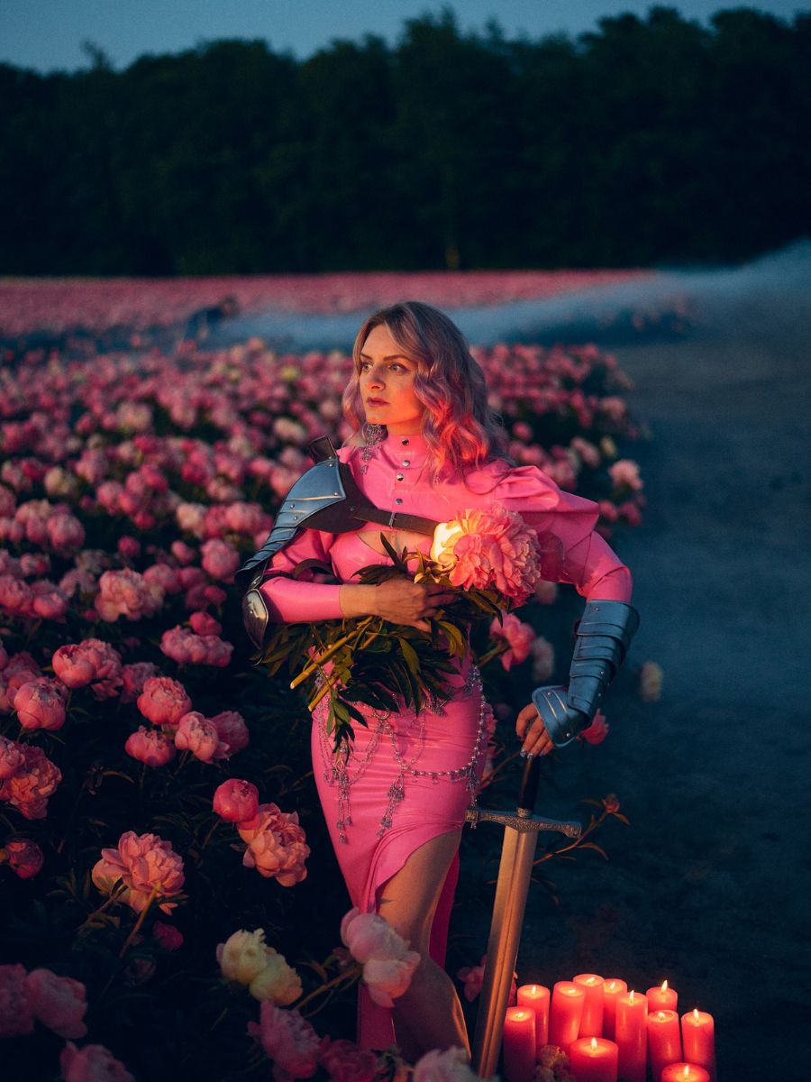 Anna Psy in a night of peonies Anna Psy in a night of peonies
