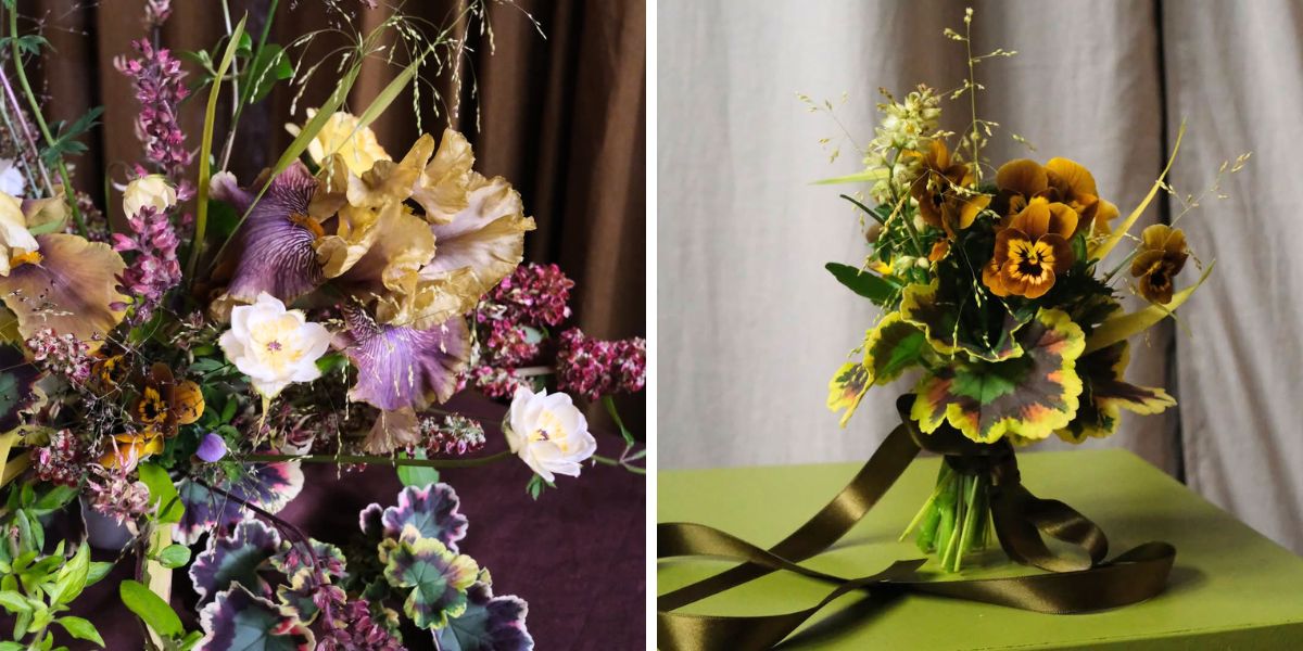 Two different arrangement styles Two different arrangement styles