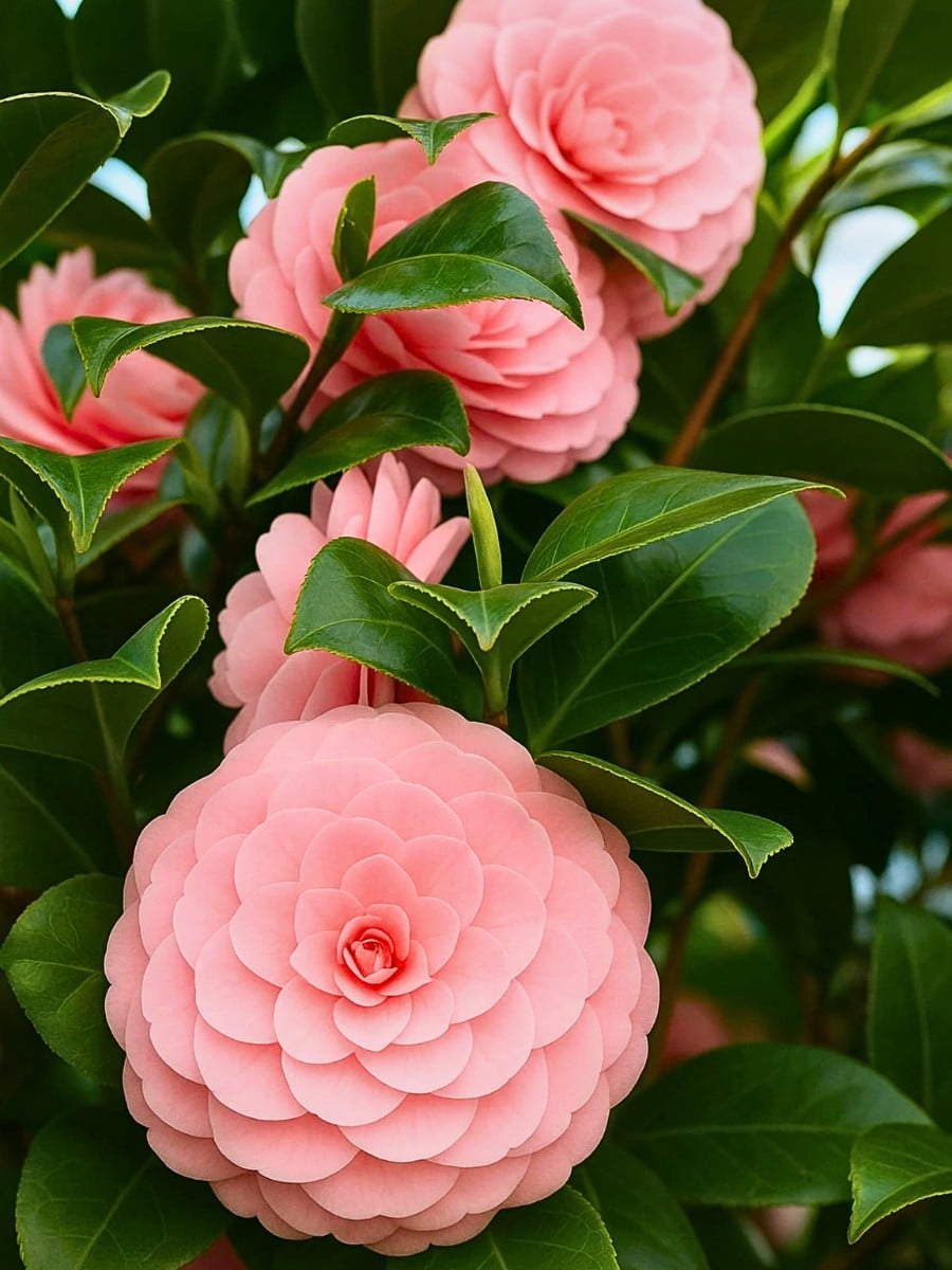Camellia, the official Alabama state flower