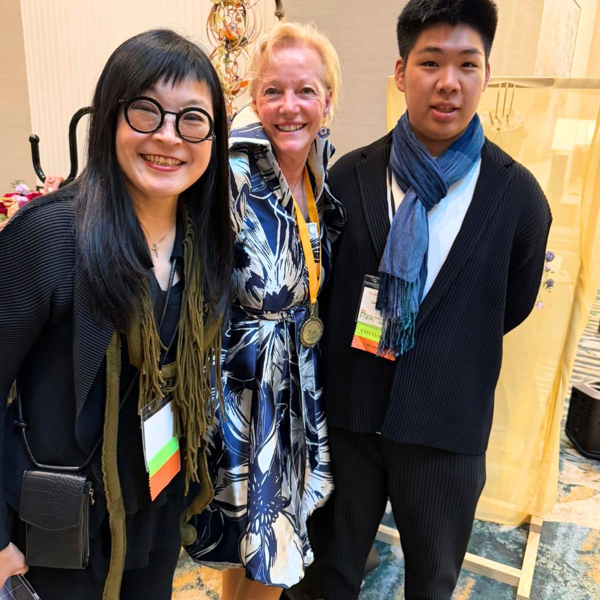 Elly Lin, Eric Lin and Deborah De La Flor