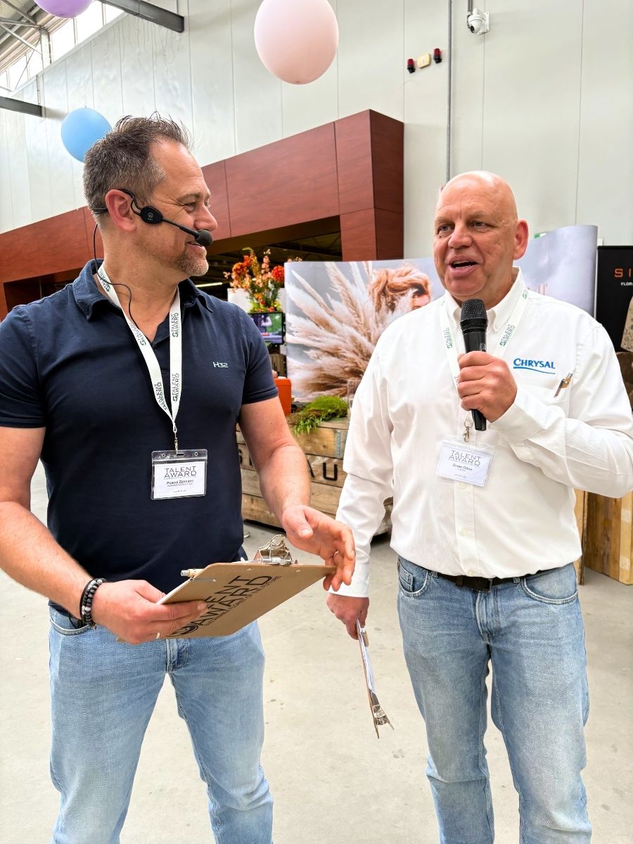 Erwin Otten and Pascal Zijlmans at Talent Award