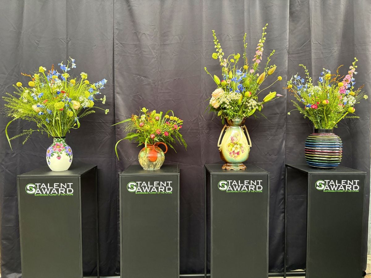 Bouquets in Vintage Vases