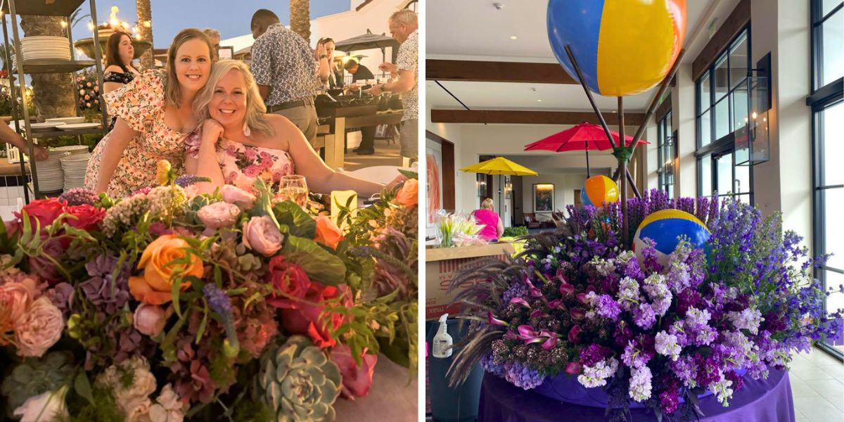 Night and day moments with flowers
