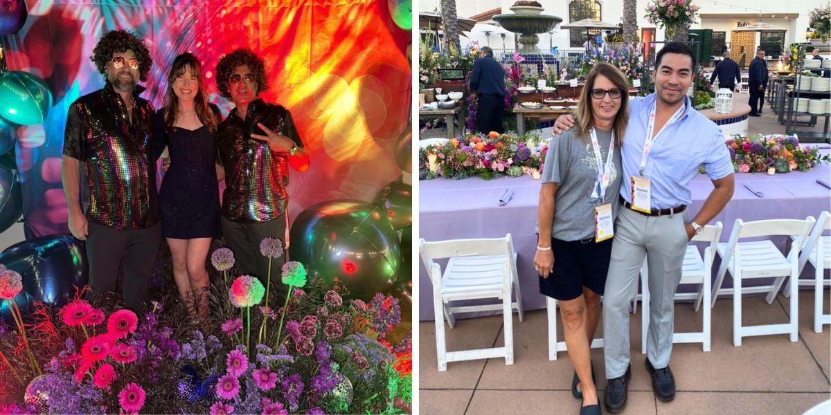 Disco party theme and networking