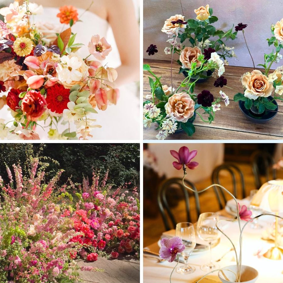 Different types and styles of floral design Different types and styles of floral design