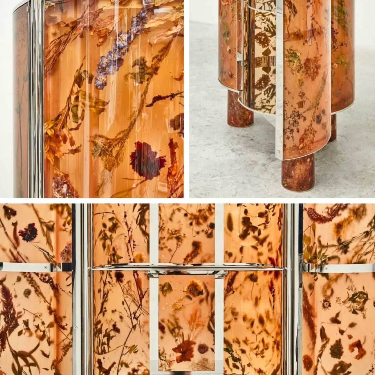 Floral cabinets by Marcin Rusak