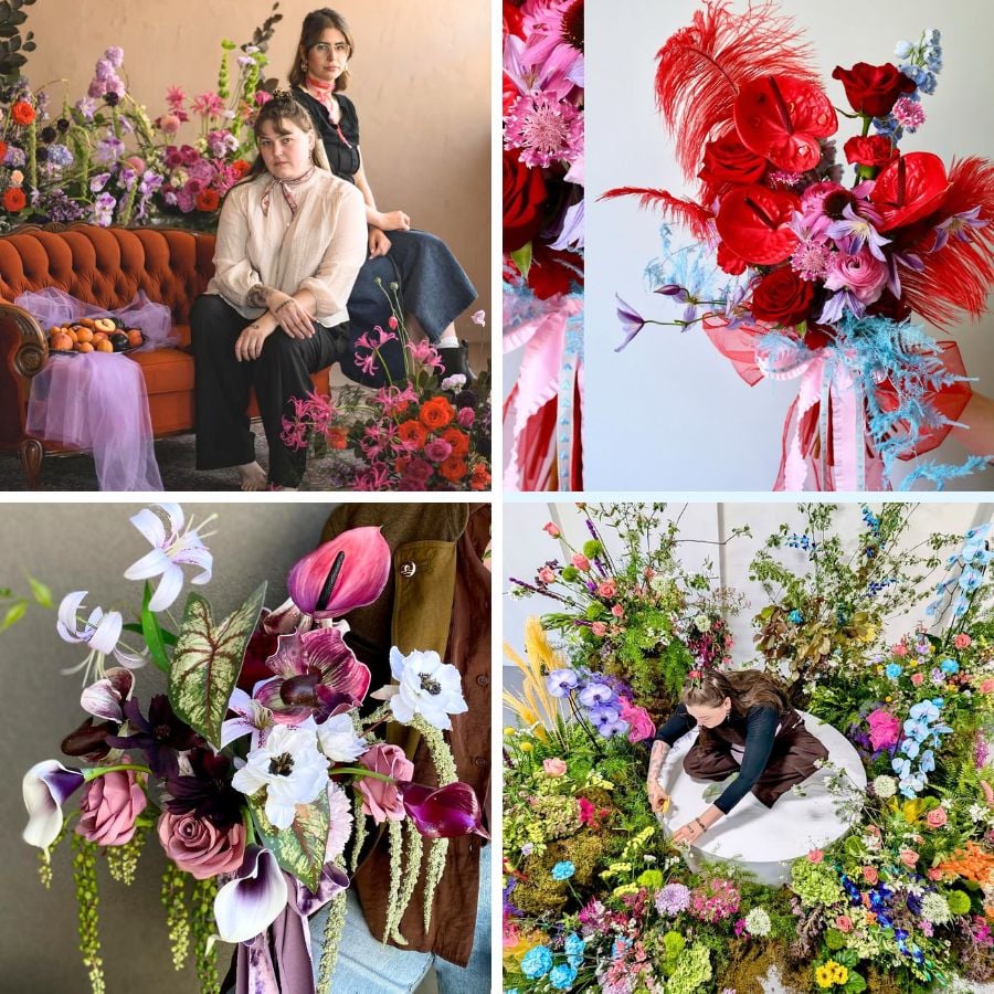 Floral designs by Stone Fruit Studio
