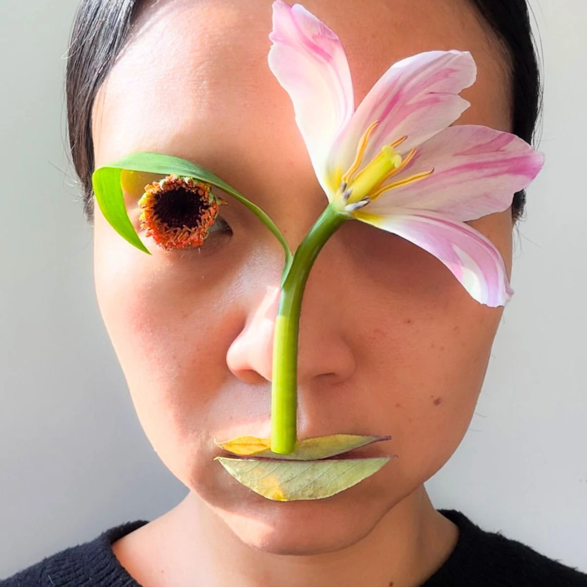 Floral face