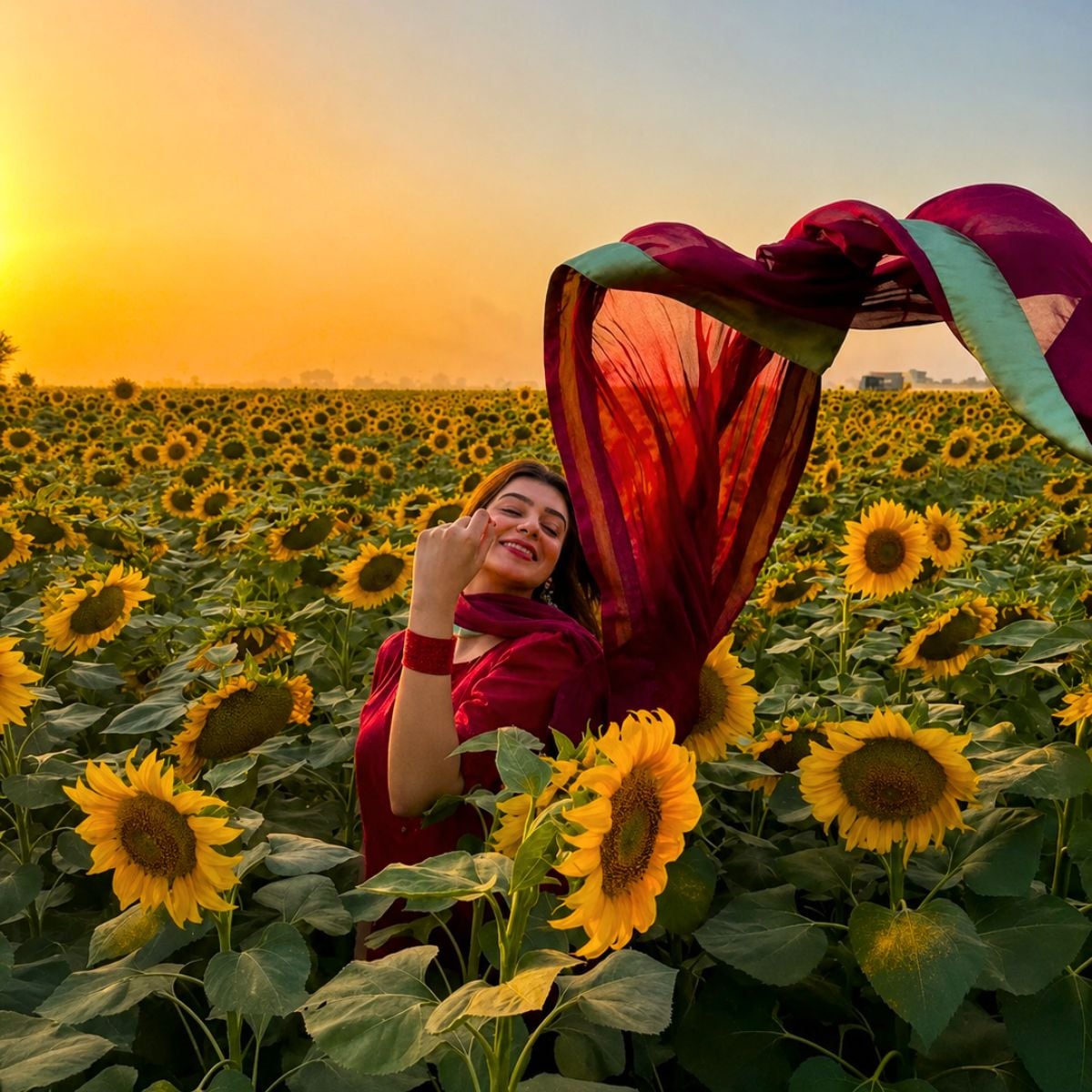 Sunflower field by swalaaa lala for Chrysal