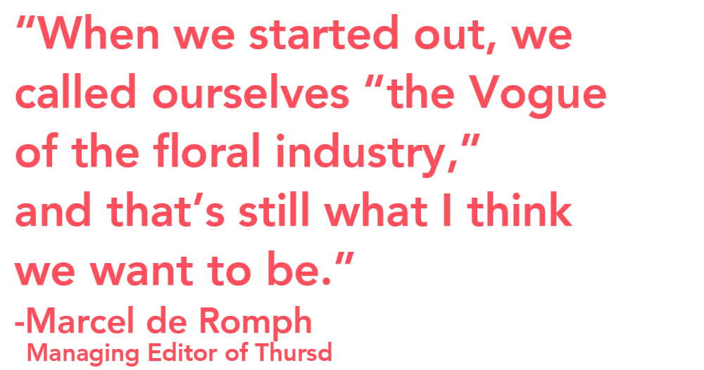 Interview Marcel de Romph quote Vogue