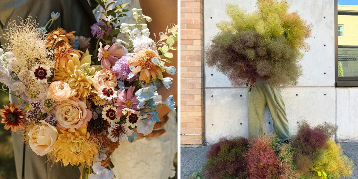 Wedding design and smoke bush
