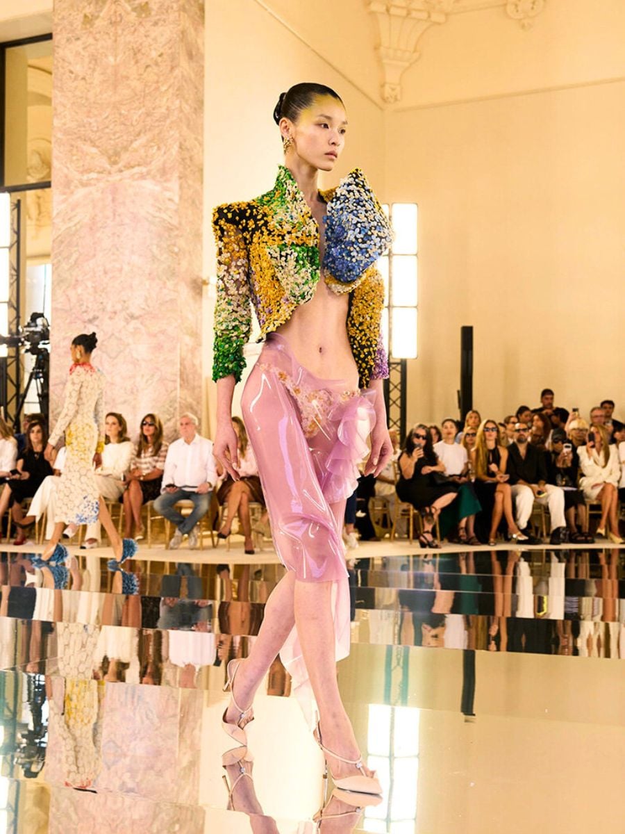 Mosaic dress by Schiaparelli Mosaic dress by Schiaparelli