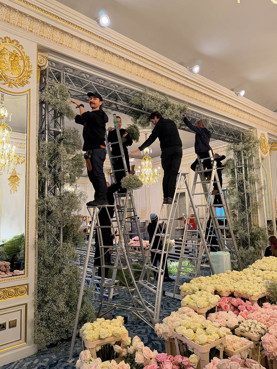 Blooming Haus Michal Kowalski Wedding gyp arch
