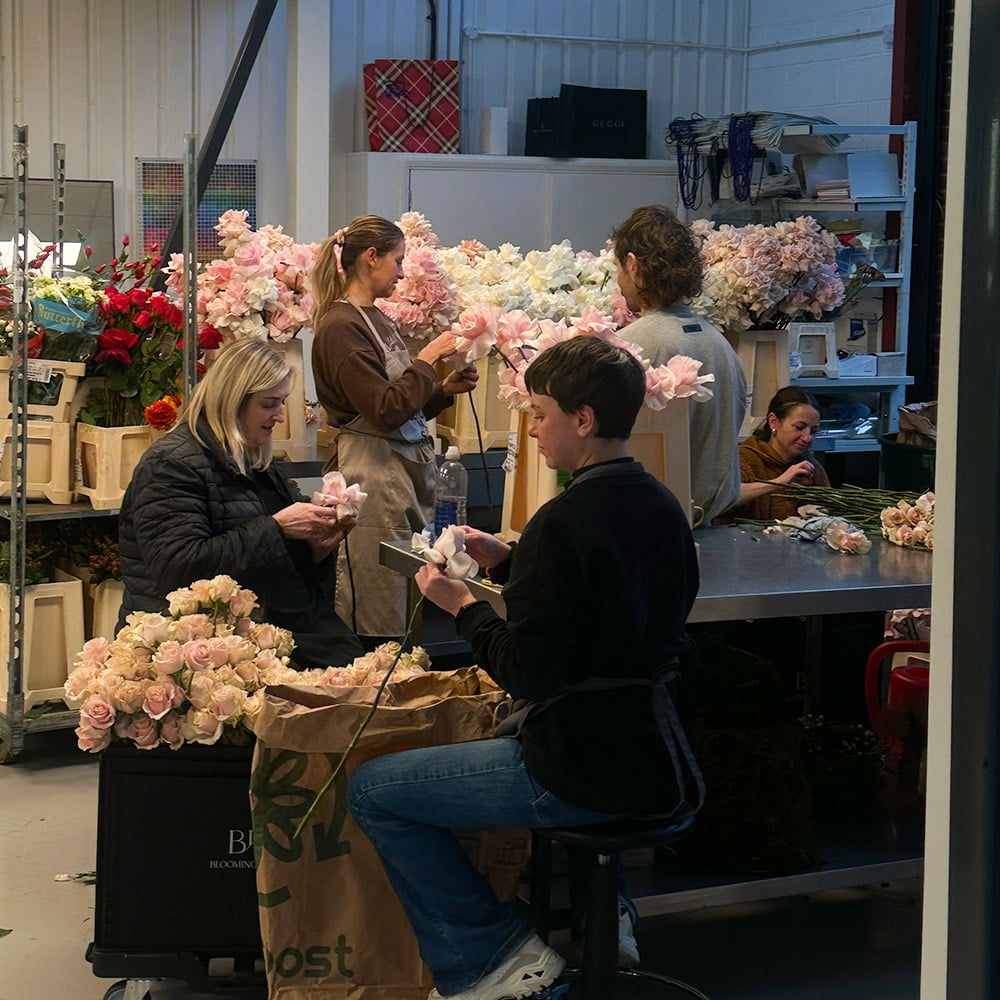 Blooming Haus Wedding preparations