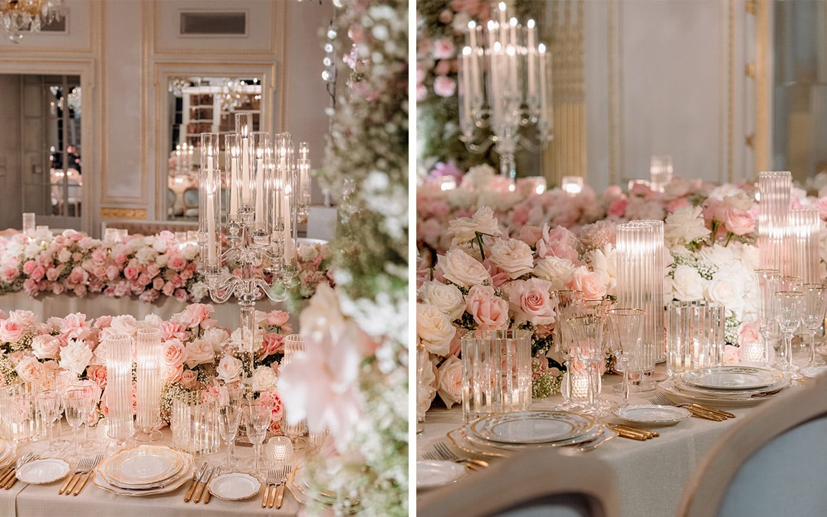 Blooming Haus Michal Kowalski Wedding rose tables Blooming Haus Michal Kowalski Wedding rose tables