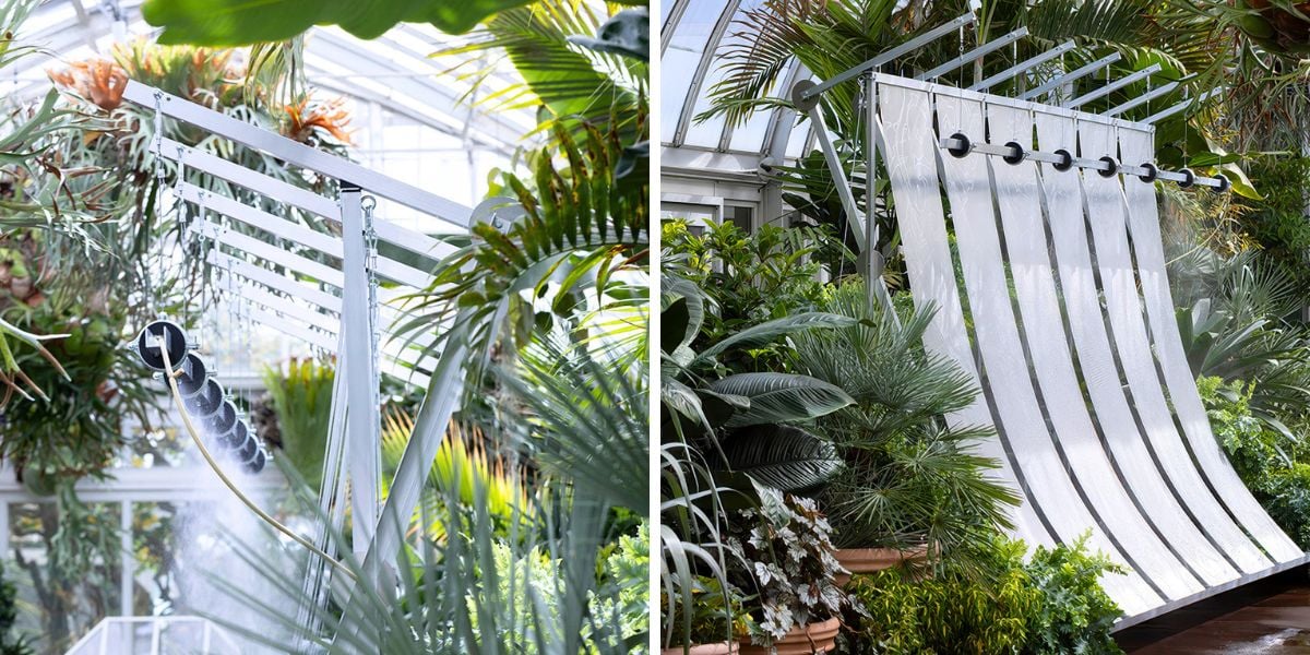 Closeup of irrigation system