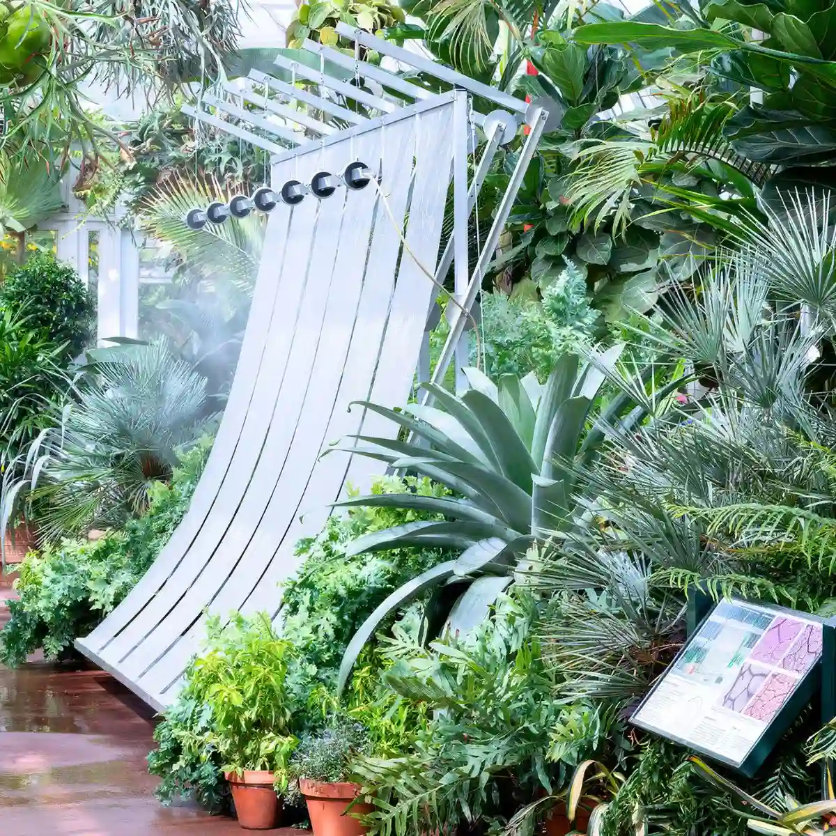 NYBG climate device with aluminium featured