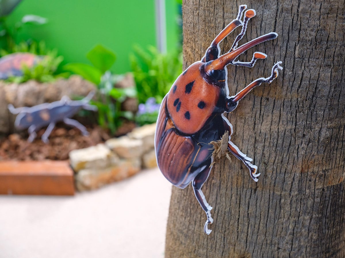 Iberflora 2025 Artificial bug on a tree Iberflora 2025 Artificial bug on a tree