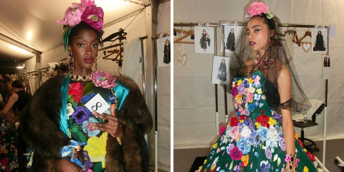 Backstage with Dolce and Gabanna