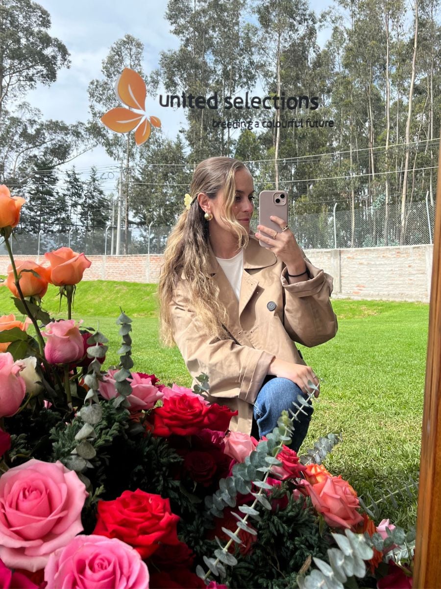 Melissa at open days United Selections