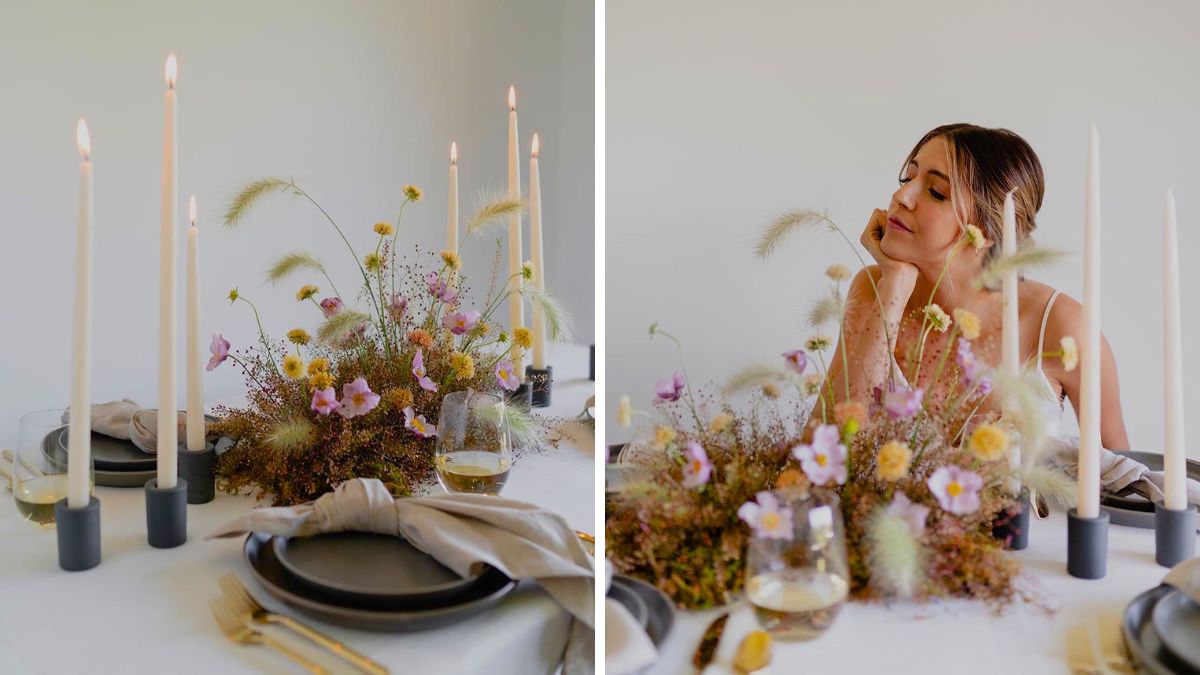 Pastel floral design with Sideau&reg; by @millerhouseflowers