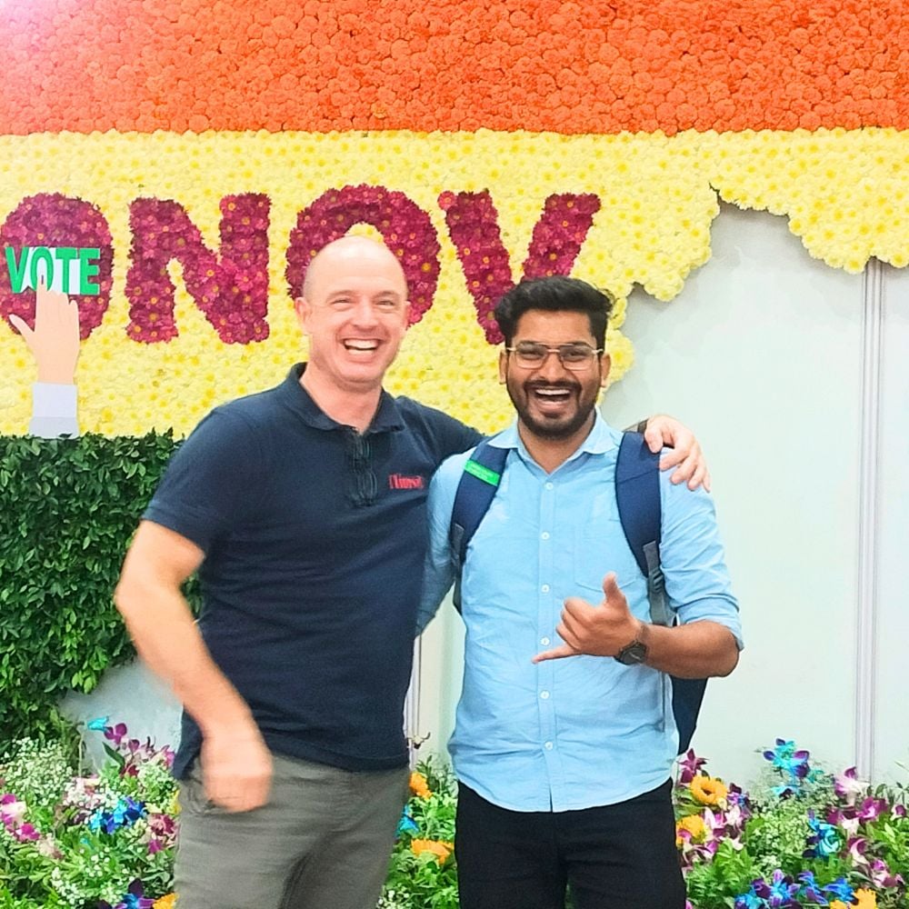 Nishant And Arnold at Mumbai Event