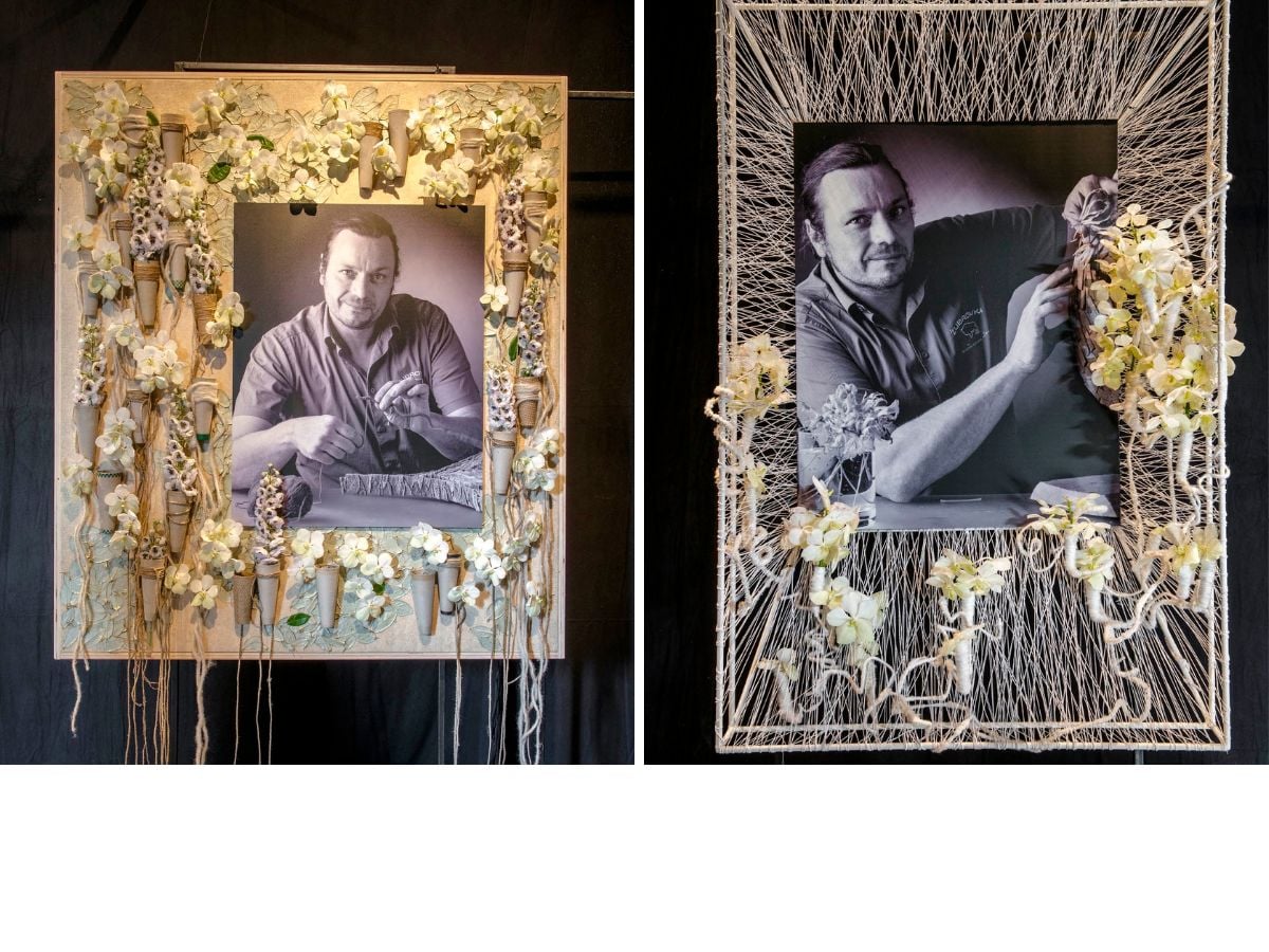 Frames in Memory of Stijn Simaeys by the Fleur Creatif Team Frames in Memory of Stijn Simaeys by the Fleur Creatif Team