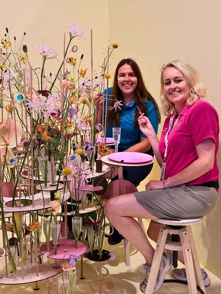 Geertje Stienstra and Tiffany Van Lenten at Their Table Design