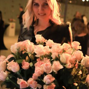 Alina Neacsa (Romania) with Roses Alina perfumella