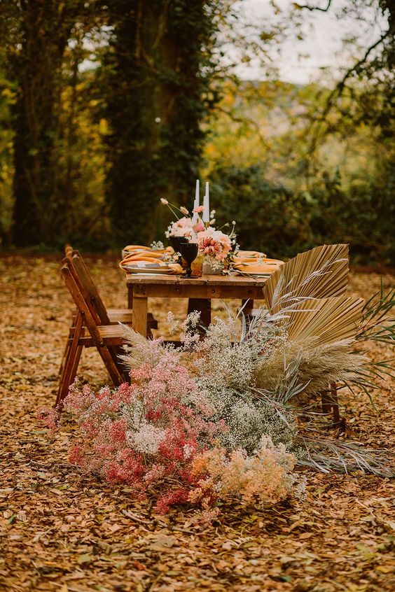 Outdoor Autumn Wedding Ideas in Mustard & Burgundy11