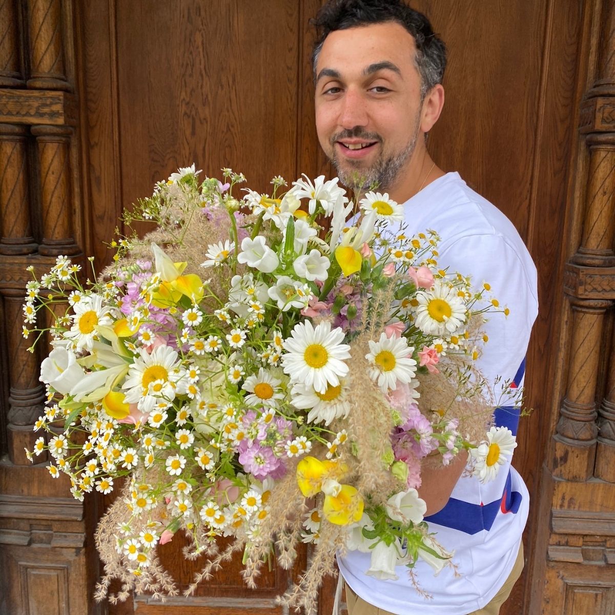 Dmitry Turcan with summer flowers - School of Floristry - on Thursd
