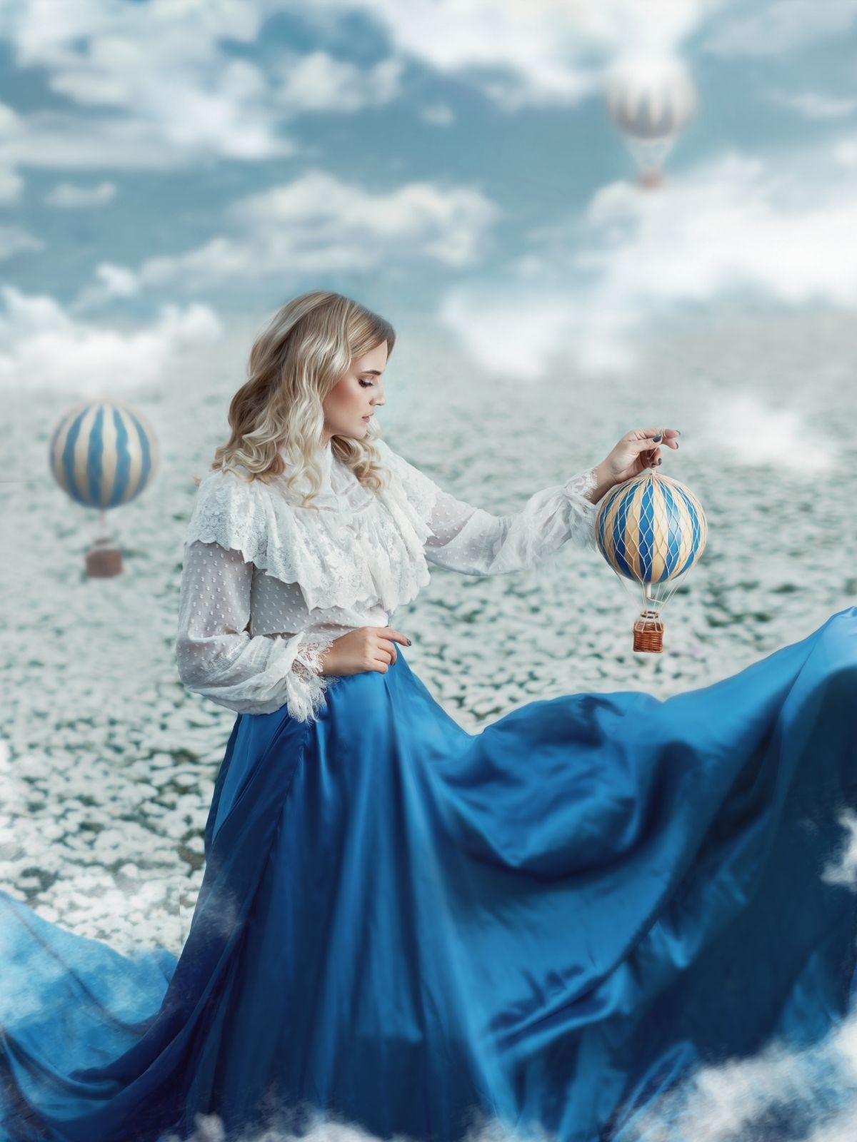 These Photoshoots Give an Everlasting Life to Otherwise Wasted Flowers - hot air balloons - art photo projects on thursd