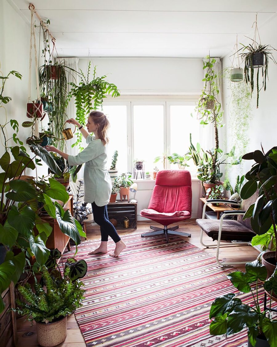 Mama Botanica in her plant home on Thursd