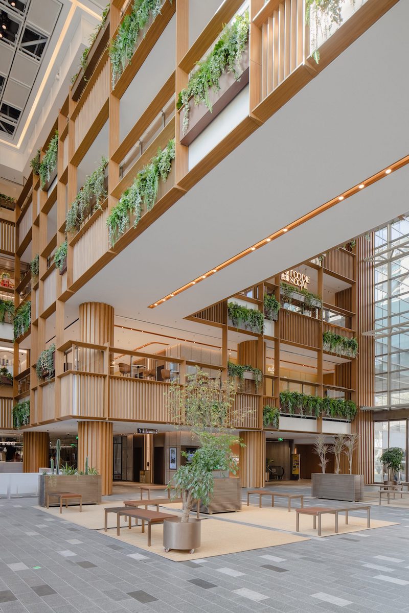 AIM Architecture Turns Shopping Mall Atrium Into Indoor Jungle001