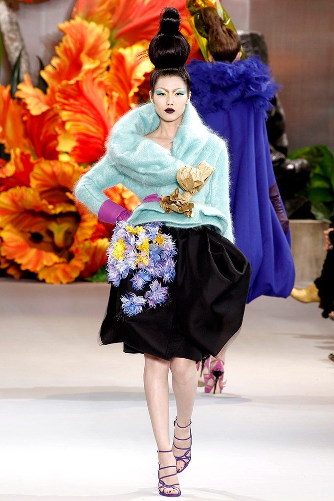 Inside the Blooming Mind of a Floral Fashion Icon - christian dior - blue - on thursd