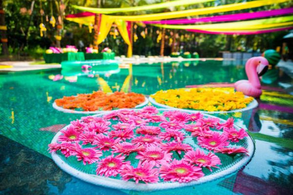 Indian wedding flowers on Thursd gerberas