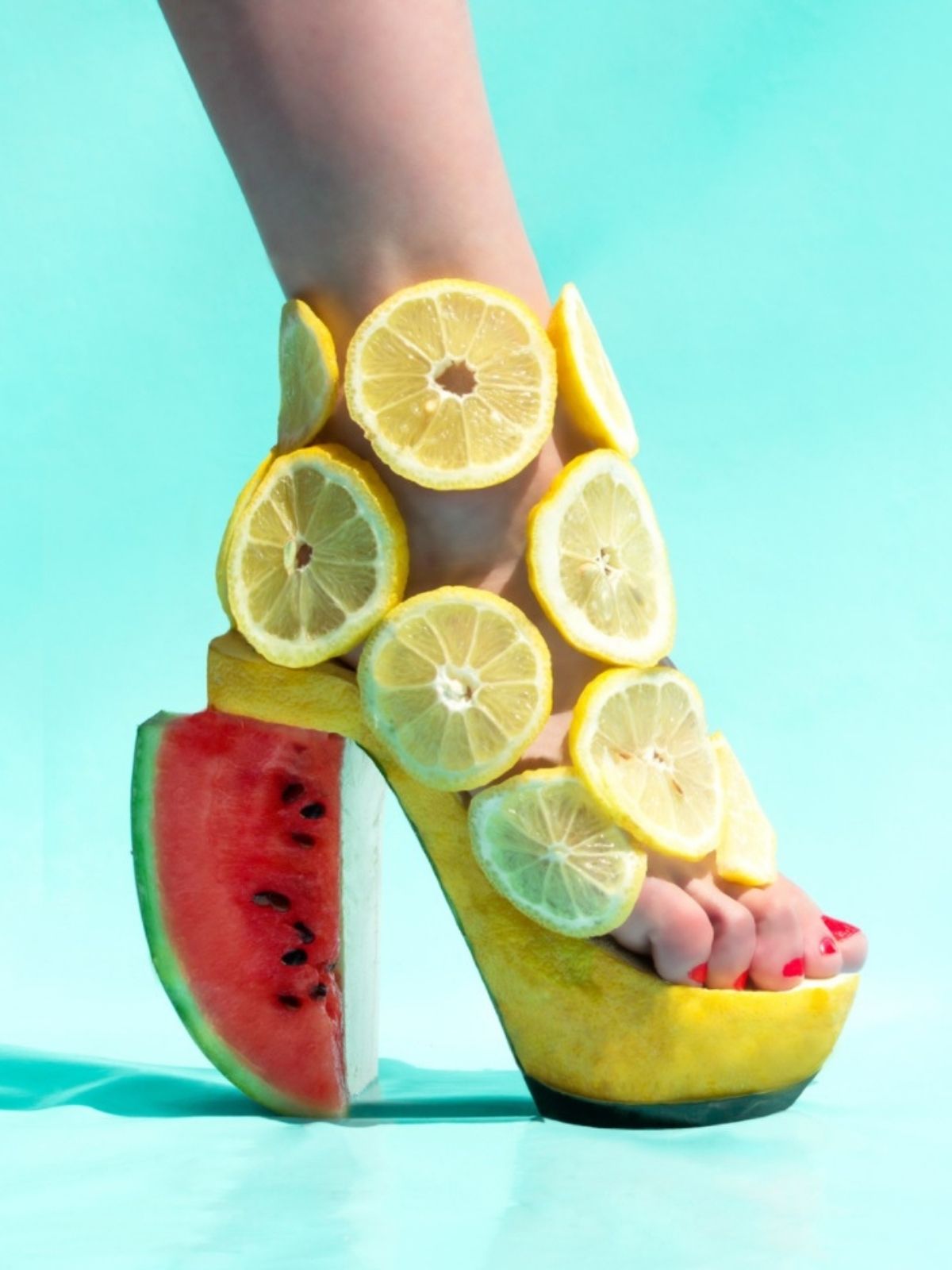 Make a Fashion Statement With These Unique Green Slippers - fruit shoes - Pantoufle de Vert article on thursd