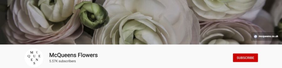 Youtube McQueens Flowers - on Thursd