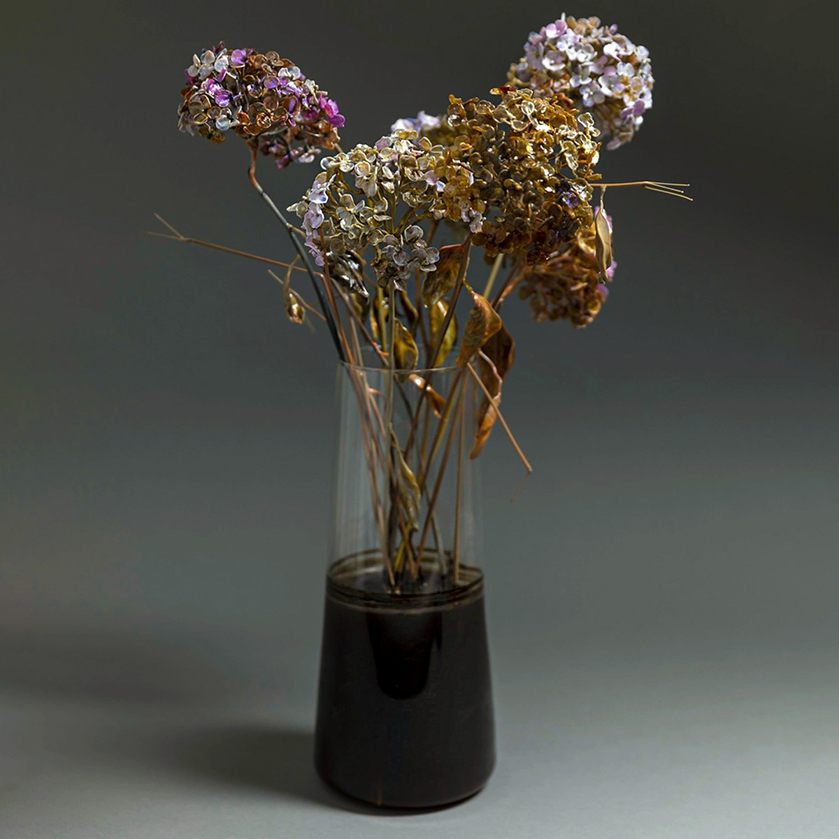 Wilting Flowers Elegantly Sculpted in Glass 12