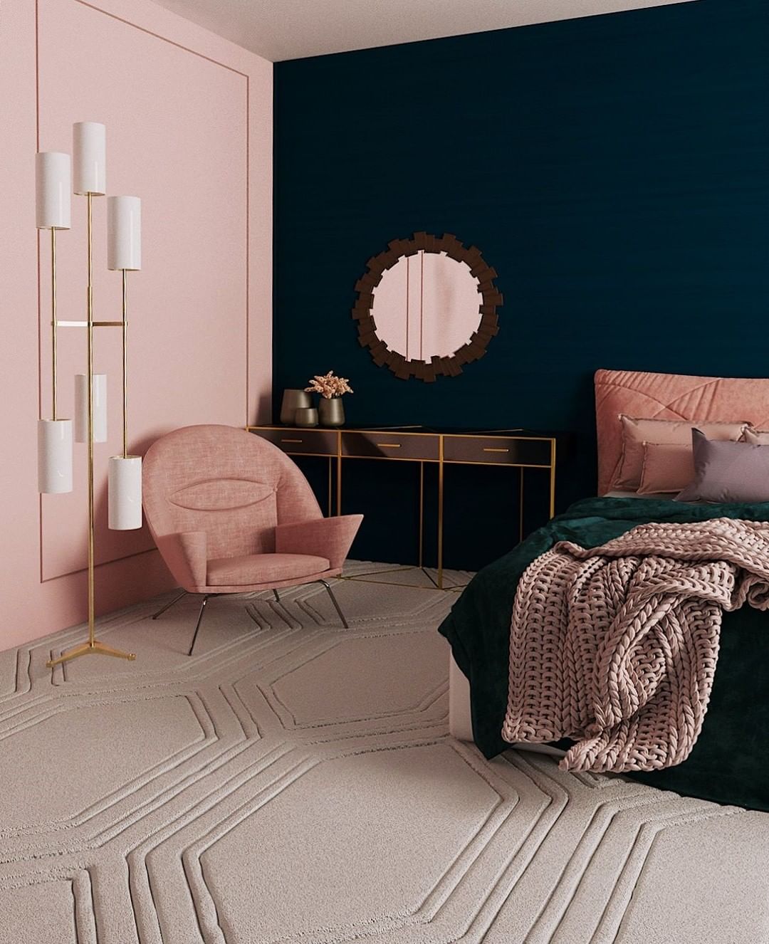 Genuine Pink Interior Design - How to Add This Trend Color to Your Home010