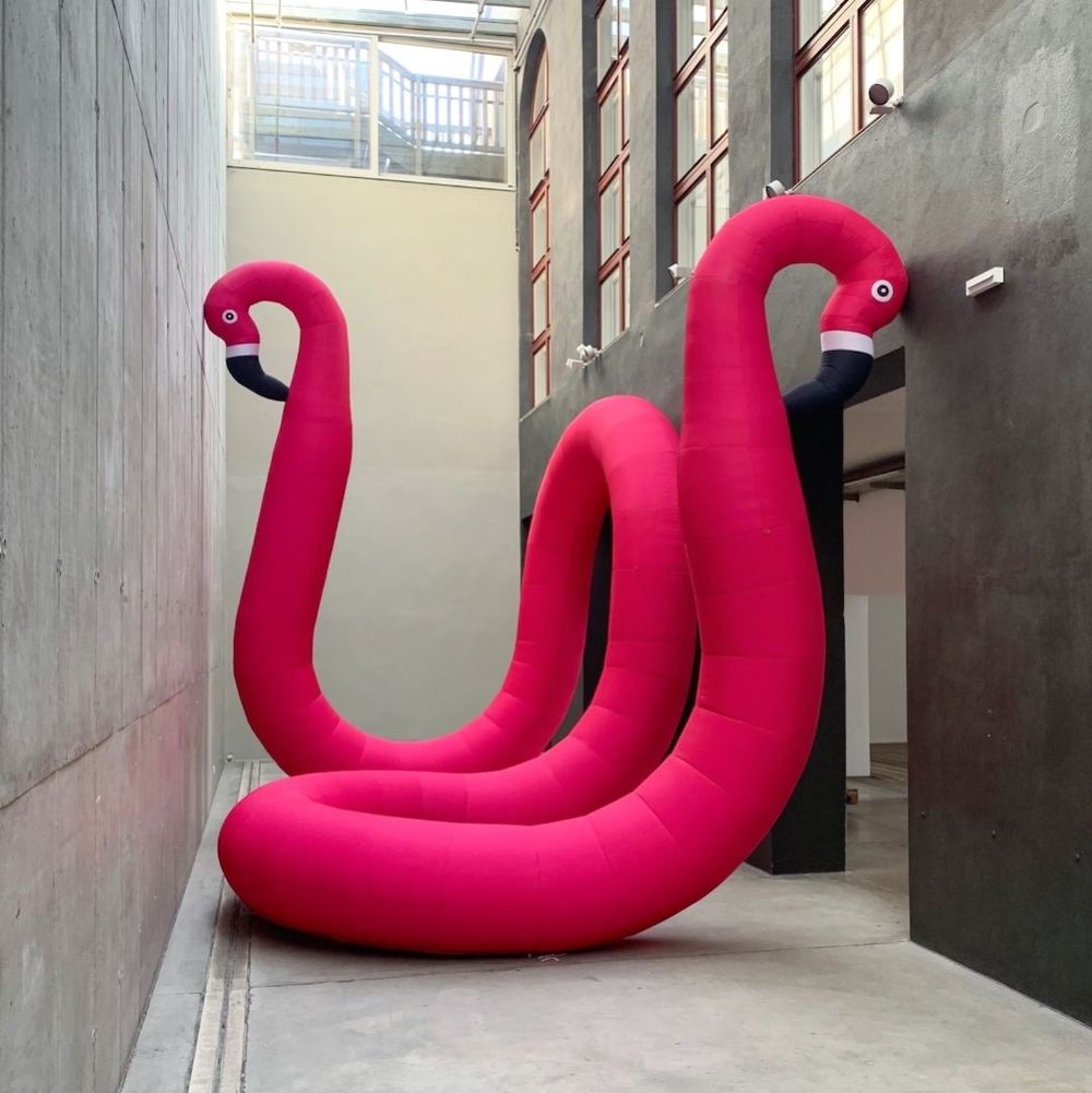 Pink Sets the Tone in the Immersive Installations by Cyril Lancelin008