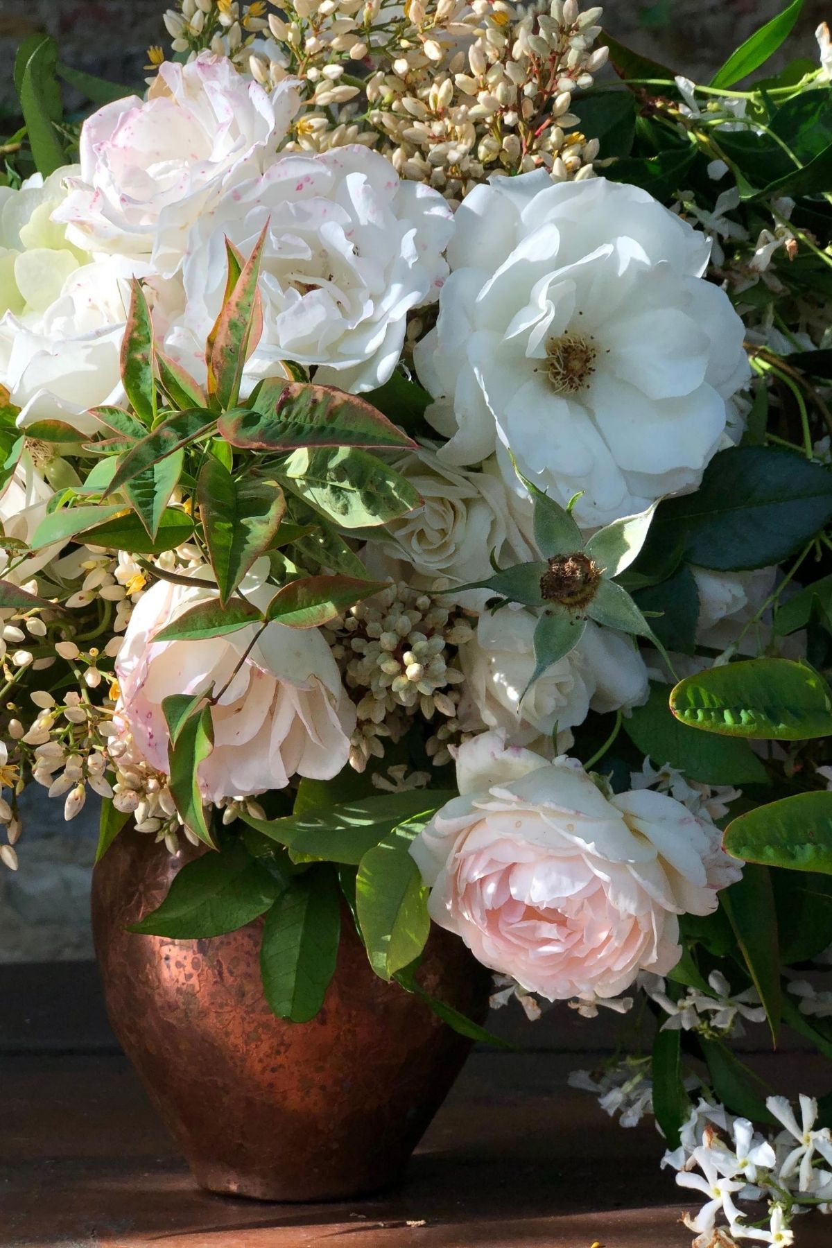Summer Flowers in Tuscany - Katya Hutter - On Thursd. Garden roses 3