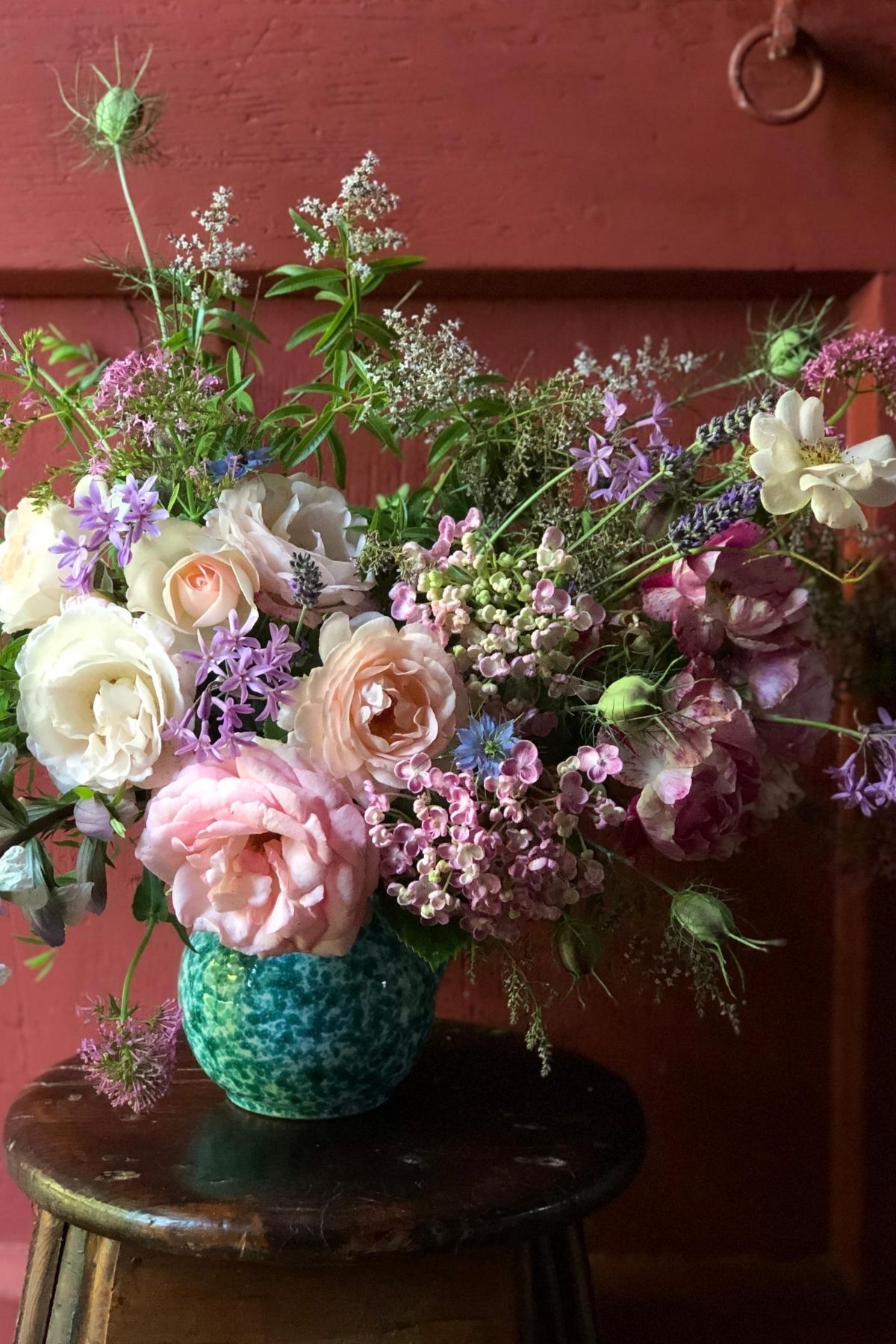 Summer Flowers in Tuscany - Katya Hutter - On Thursd. Pastel Bouquet