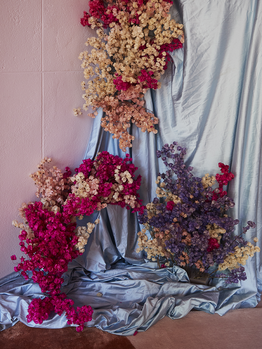 Creating a Meditative State of Mind with Dried Flowers - detailshot of coral reef design - poppykalas on thursd